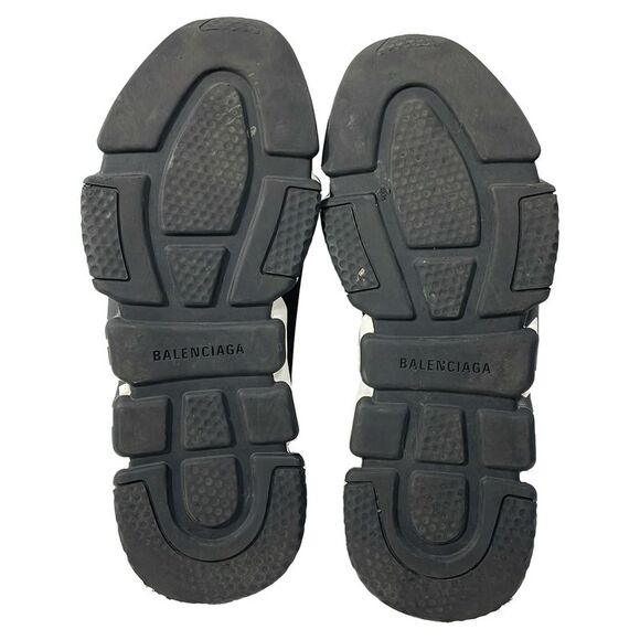 Balenciaga Logo Sole Speed Sneakers in Black Polyester - Picture 6 of 10